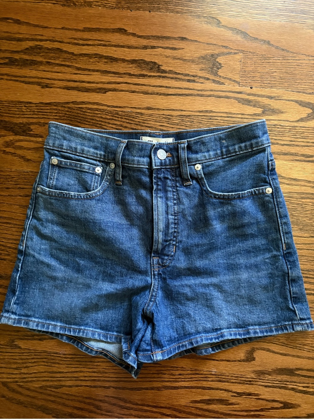 Madewell Perfect Jean Shorts Corson Wash 27